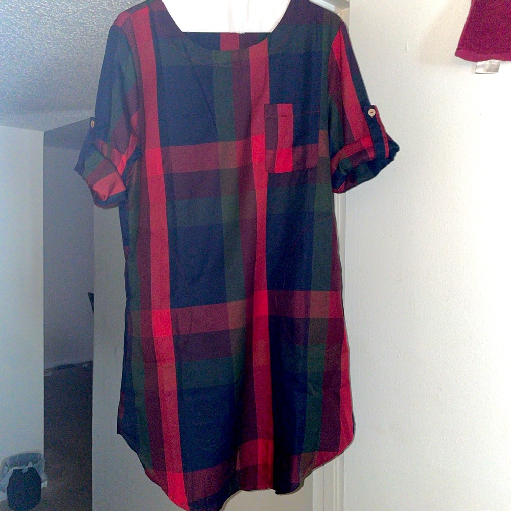 Plaid dress